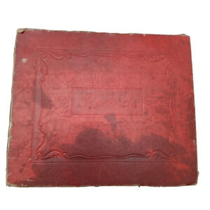 VTG Record Album Binder 78 RPM Various Artist Songs Vinyl Records Holder Storage